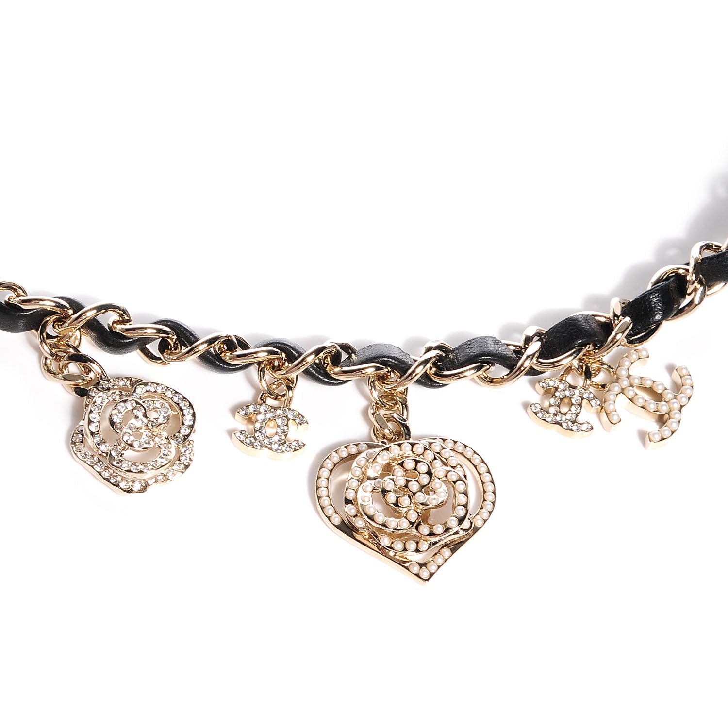 Chanel Lambskin Quilted Valentine Charms Mini Rectangular Flap Black 6 of 10