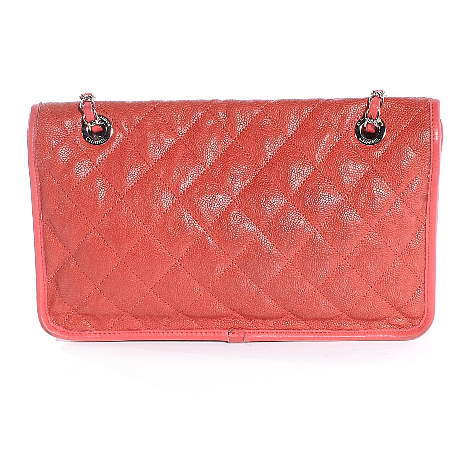 Chanel Caviar French Riviera Flap Red 7 of 8