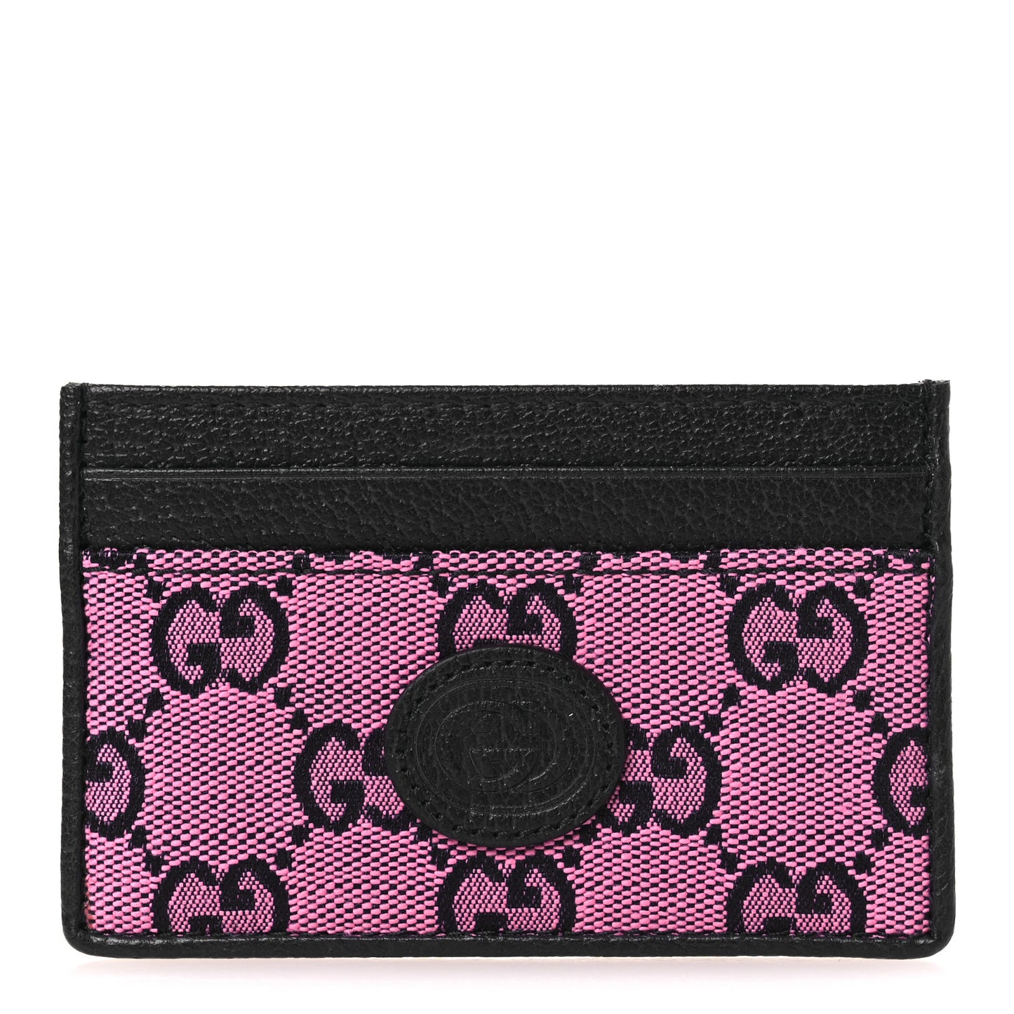 Monogram Multicolor Retro Interlocking G Card Holder Pink Blue