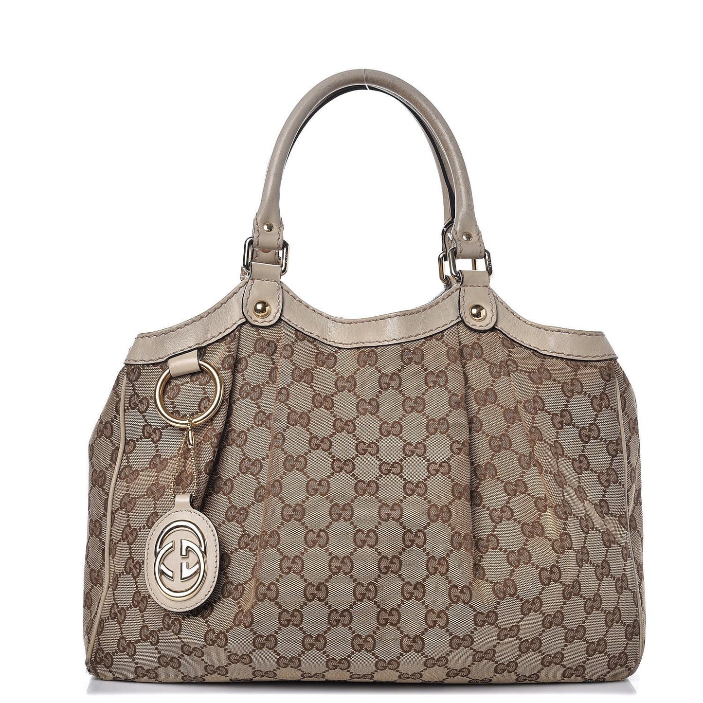 Monogram Medium Sukey Tote Off White