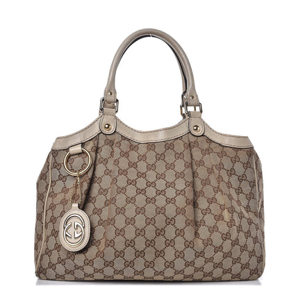 Gucci Monogram Medium Sukey Tote Off White 1 of 14