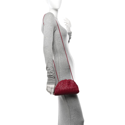 Bottega Veneta Nappa Intrecciato The Mini Pouch Amaranto 2 of 11