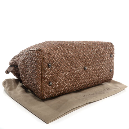 Bottega Veneta Intrecciato Paglia Tote Cigar 4 of 9