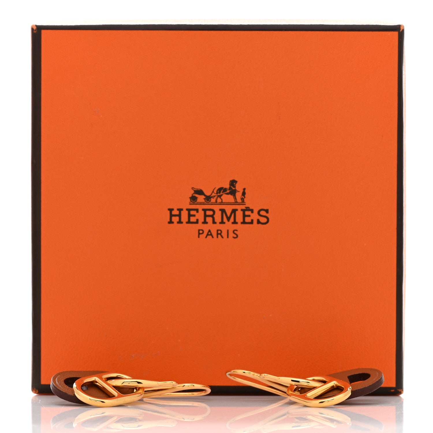 Hermes Swift O'maillon Earrings Gold 6 of 6