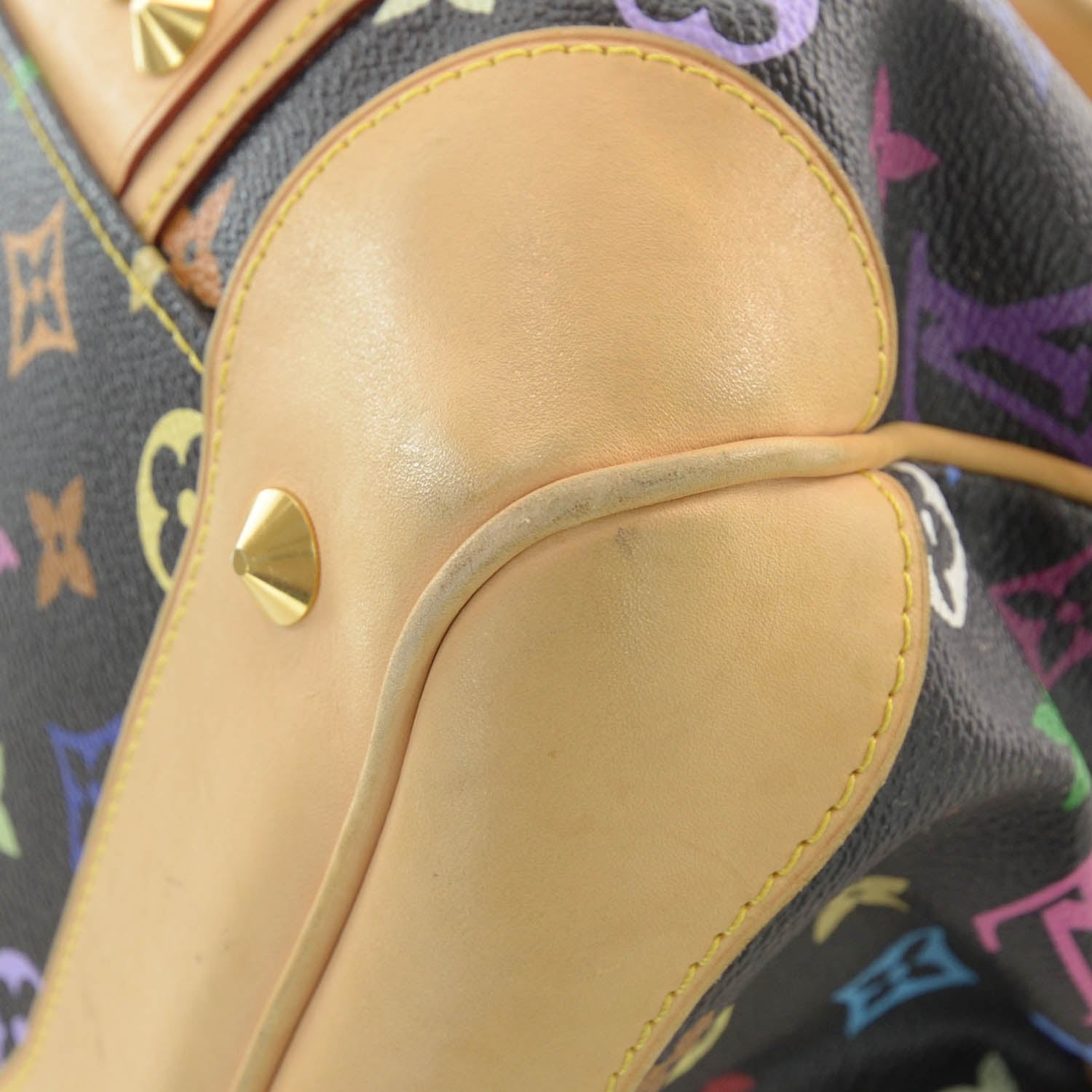 Louis Vuitton Monogram Multicolor Courtney MM Black 5 of 10