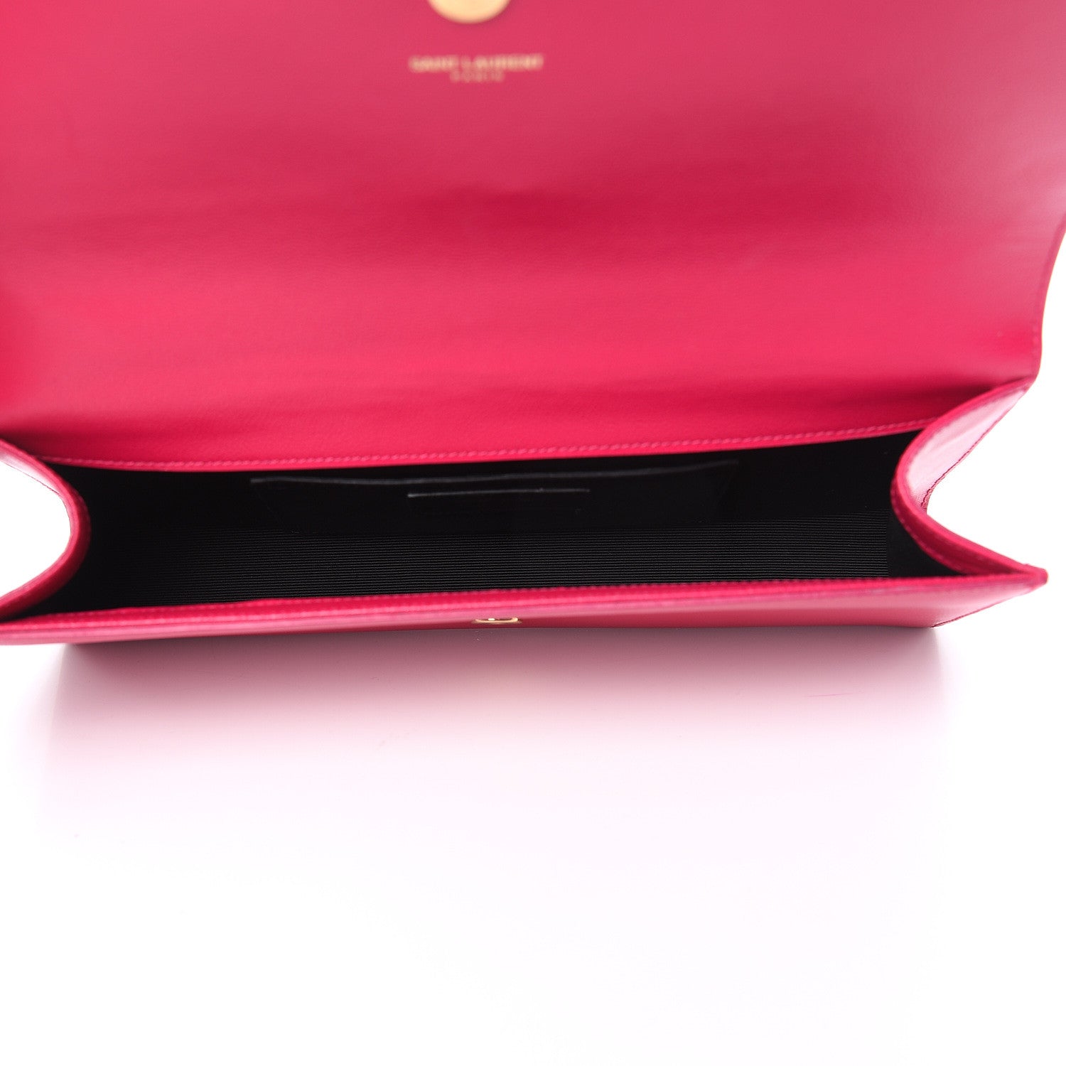 Saint Laurent Grain De Poudre Classic Monogram Cassandre Clutch Lipstick Fuchsia 5 of 13