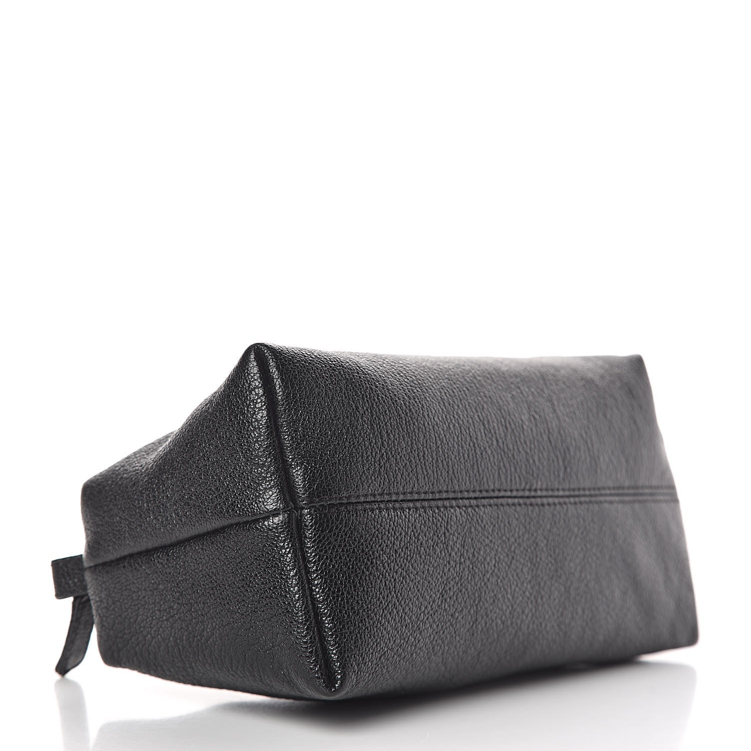 Chanel Calfskin Logo Cosmetic Case Black 4 of 12