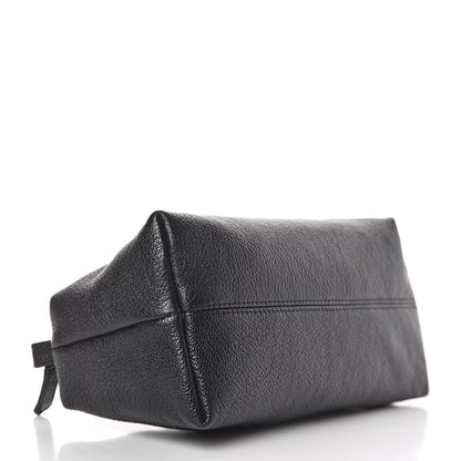 Chanel Calfskin Logo Cosmetic Case Black 4 of 12