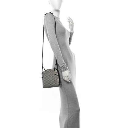 Bottega Veneta Nappa Ayers Cravaterria Intrecciato Nodini Bag Off White Black 2 of 12