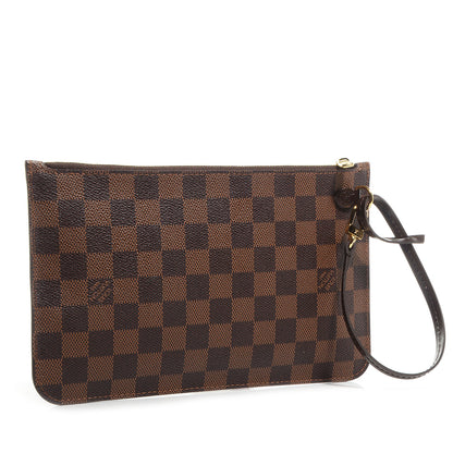 Louis Vuitton Damier Ebene Neverfull MM GM Pochette 3 of 7