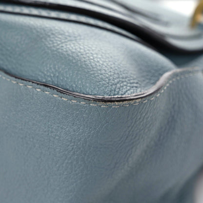 Chloe Calfskin Medium Marcie Satchel Cloudy Blue 5 of 17