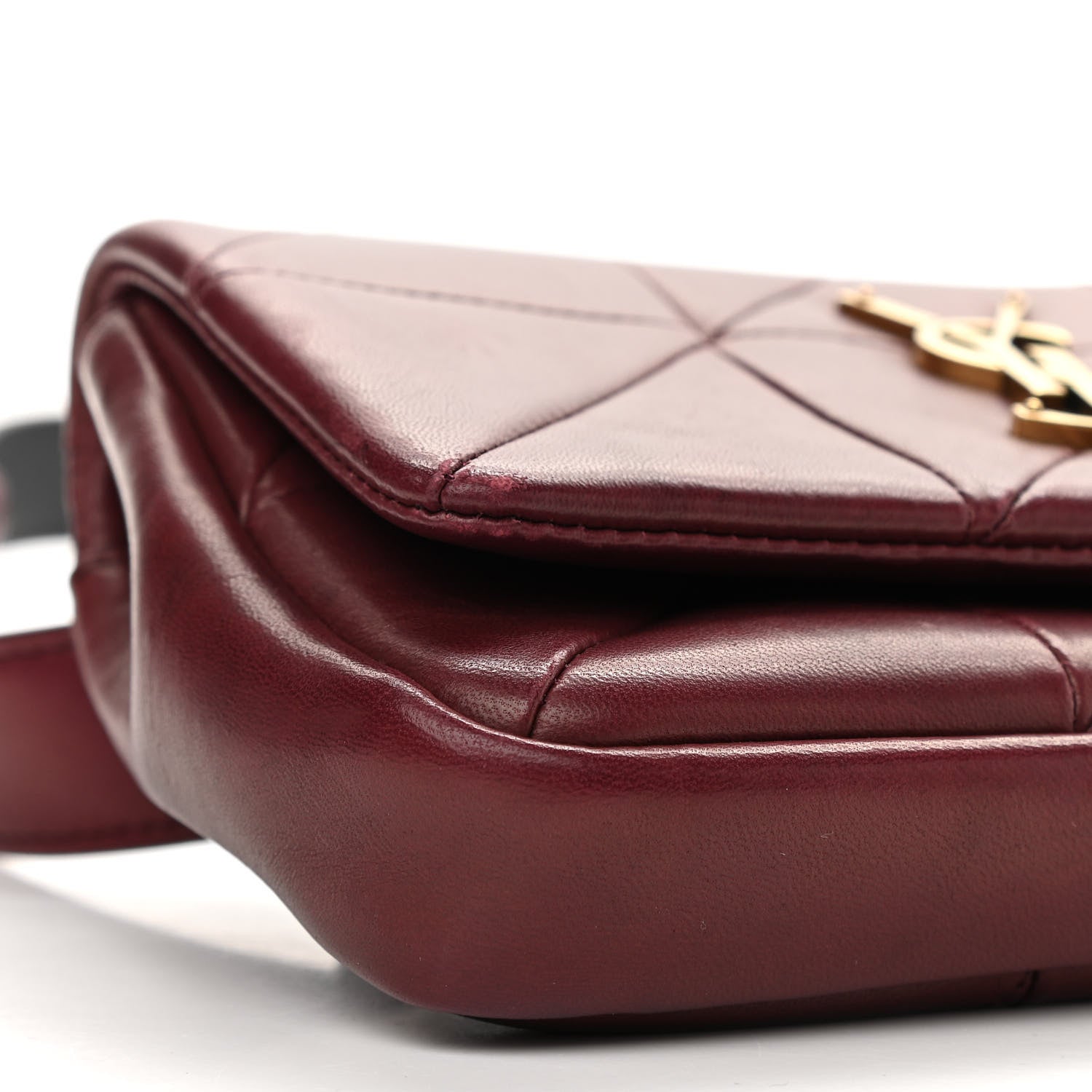 Saint Laurent Lambskin Monogram Jamie Belt Bag Red 10 of 13