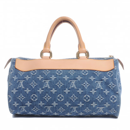 Louis Vuitton Monogram Denim Neo Speedy Blue 3 of 9