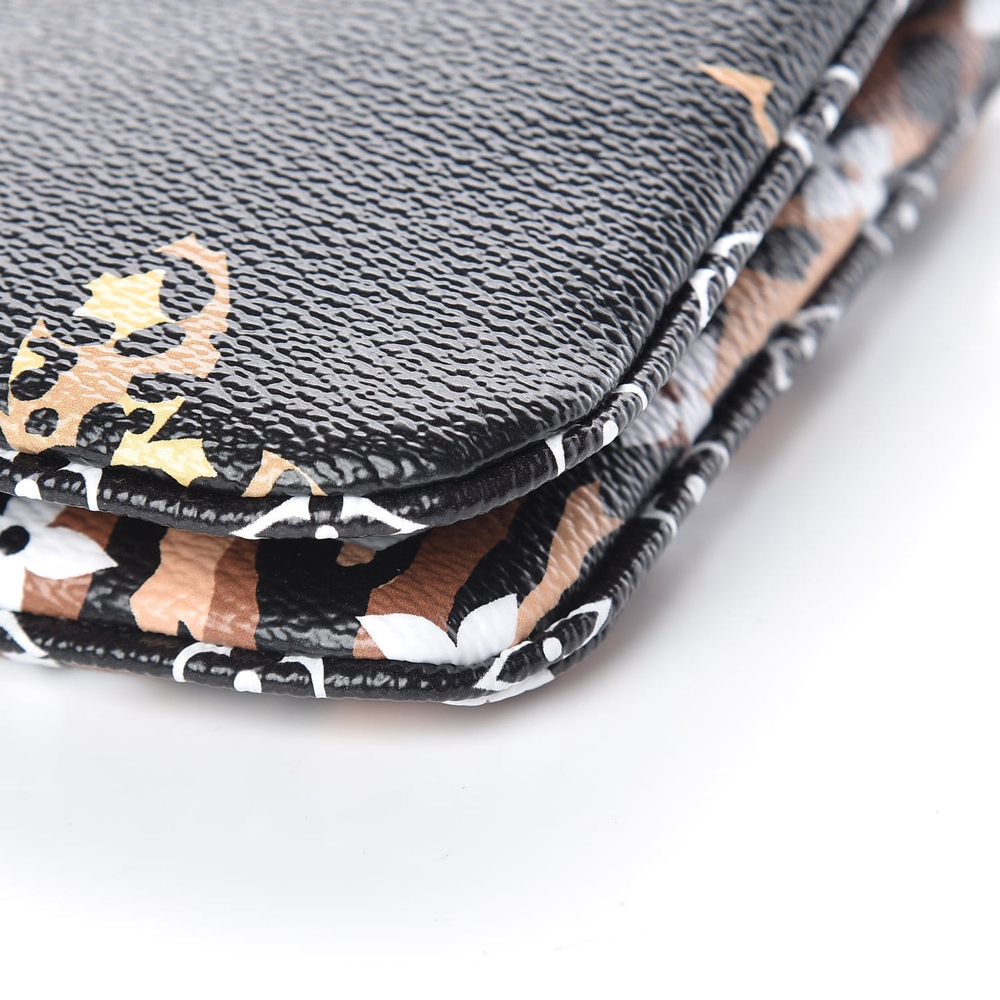 Monogram Giant Jungle Pochette Double Zip Black