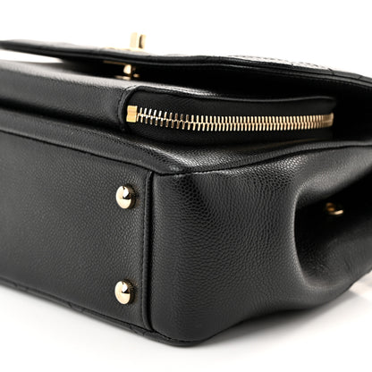 Chanel Caviar Quilted Medium Business Affinity Flap Black 10 of 11