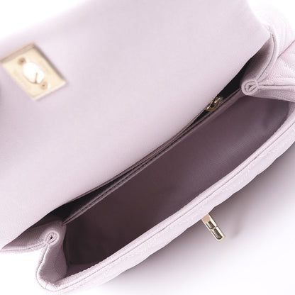 Chanel Caviar Quilted Mini Coco Handle Flap Lilas Lilac 4 of 9