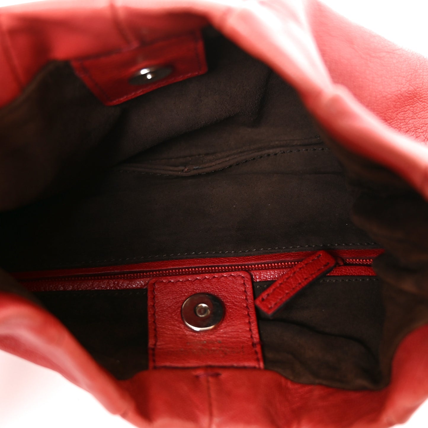 Calfskin Horn Mini Mombasa Hobo Red