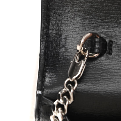 Saint Laurent Calfskin Monogram Sunset Chain Wallet Black 15 of 17