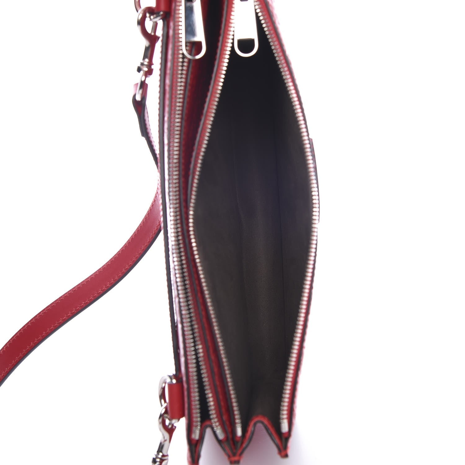 Gucci Guccissima Signature Messenger Bag Red 5 of 9