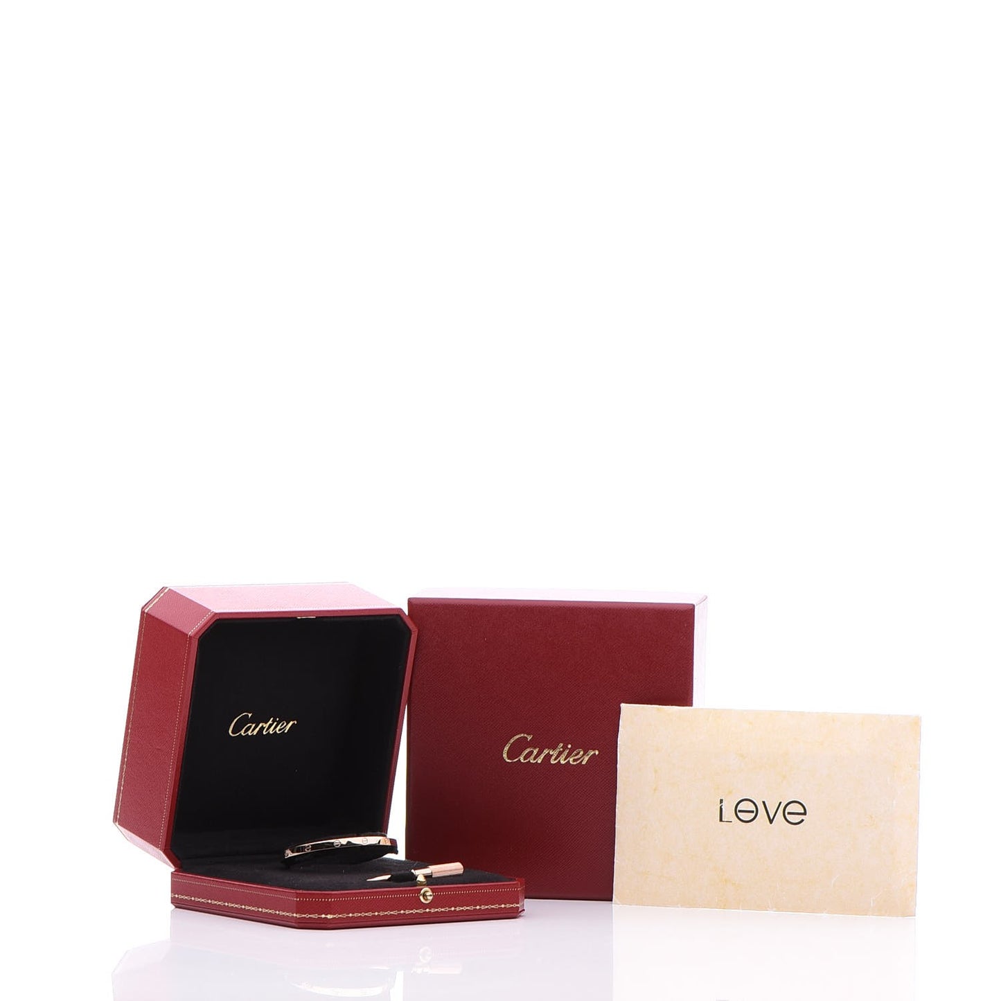 18K Pink Gold Small LOVE Bracelet 15