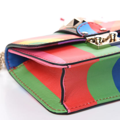 Valentino Garavani Vitello 1973 Mini Glam Lock Rockstud Flap Multicolor 8 of 12