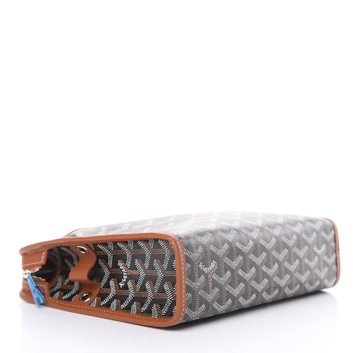 Goyard Goyardine Jouvence MM Toiletry Pouch Black Gold 4 of 8