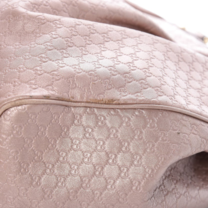 Gucci Metallic Microguccissima Medium Sukey Tote Dark Cipria 17 of 19