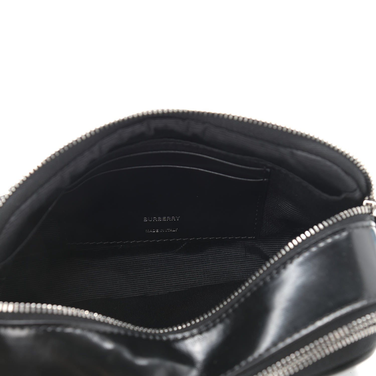 Burberry Coated Canvas Horseferry Print Micro Camera Bag Black 6 of 11