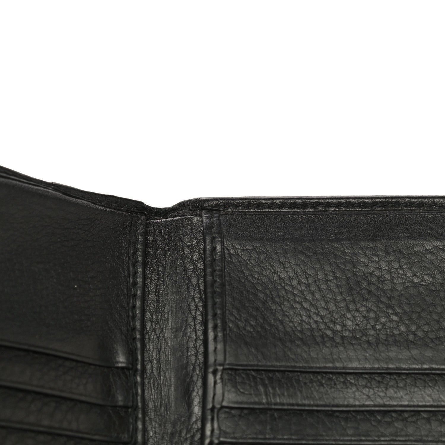 Gucci Calfskin Web Horsebit French Flap Wallet Black 14 of 21
