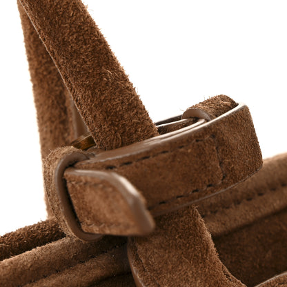 Prada Suede Large Bonnie Shoulder Bag Cocoa Brown 13 of 13