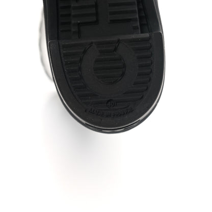 Chanel Rubber Logo Rain Boots 40 Black White 7 of 13