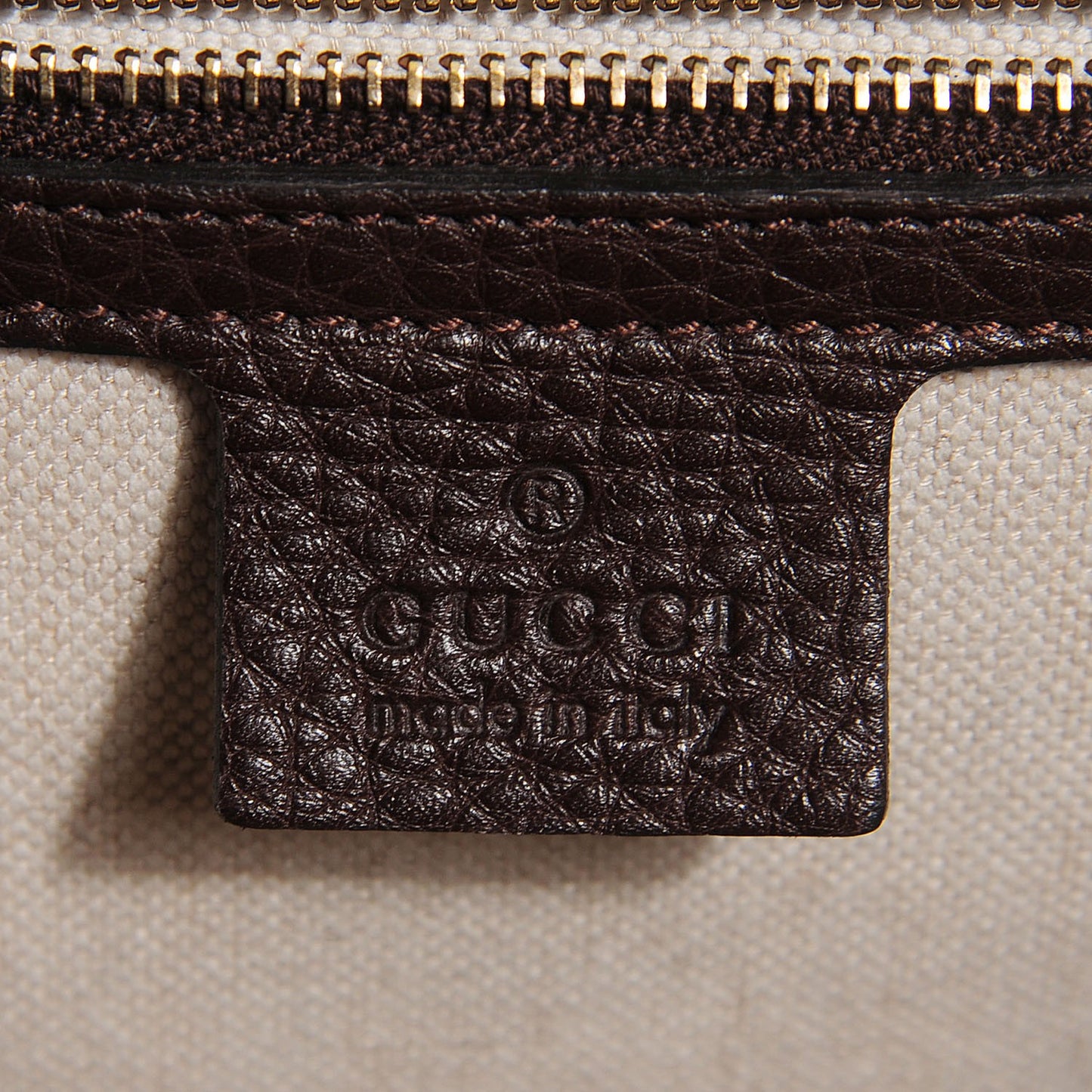 Monogram Medium New Bamboo Top Handle Bag Dark Brown