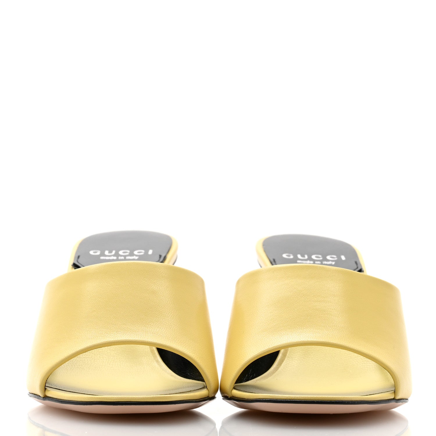 Gucci Malaga Kid Interlocking G Sandals 36.5 Banana 2 of 9