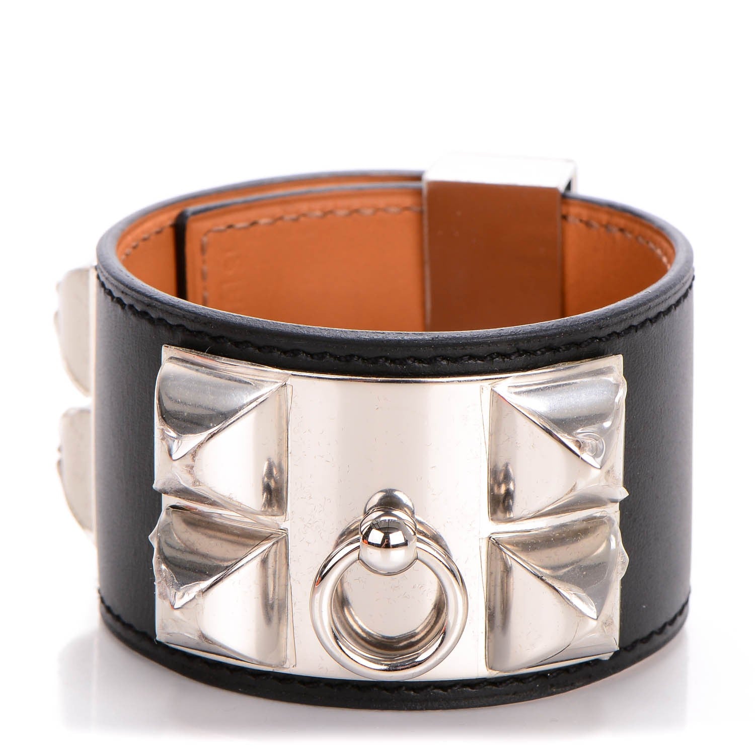Hermes Chamonix Collier de Chien CDC Bracelet S Black 1 of 8