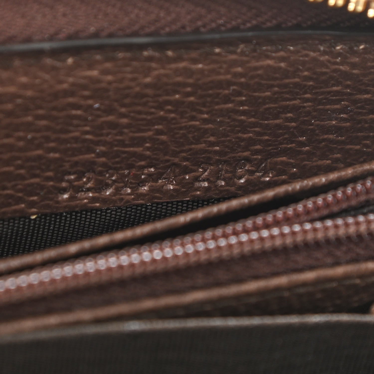 Gucci GG Supreme Monogram Web Ophidia Zip Around Wallet Brown 7 of 8