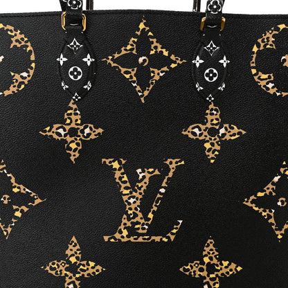 Louis Vuitton Monogram Giant Jungle Onthego GM Black 8 of 10