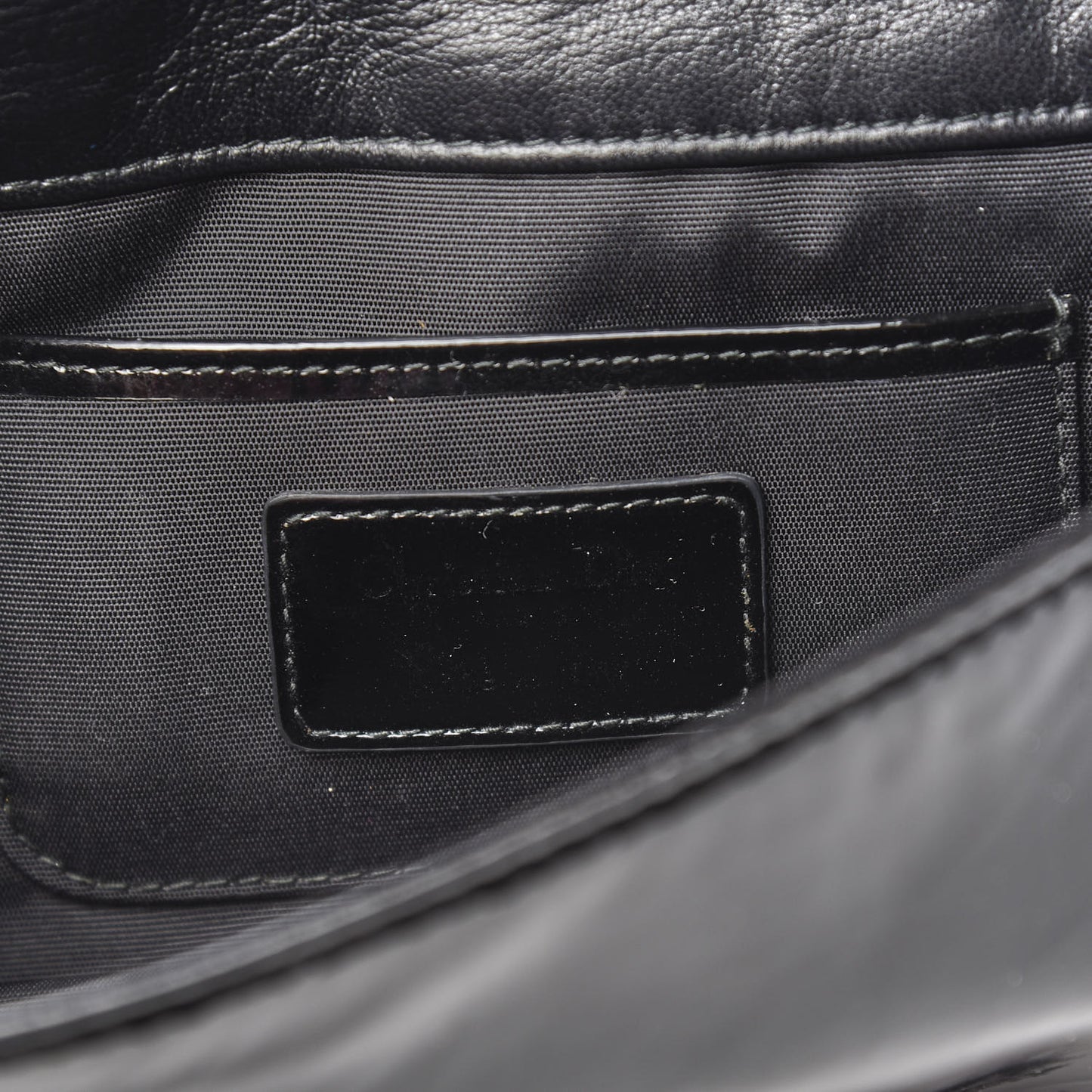 Patent Cannage Lady Dior Convertible Clutch Black
