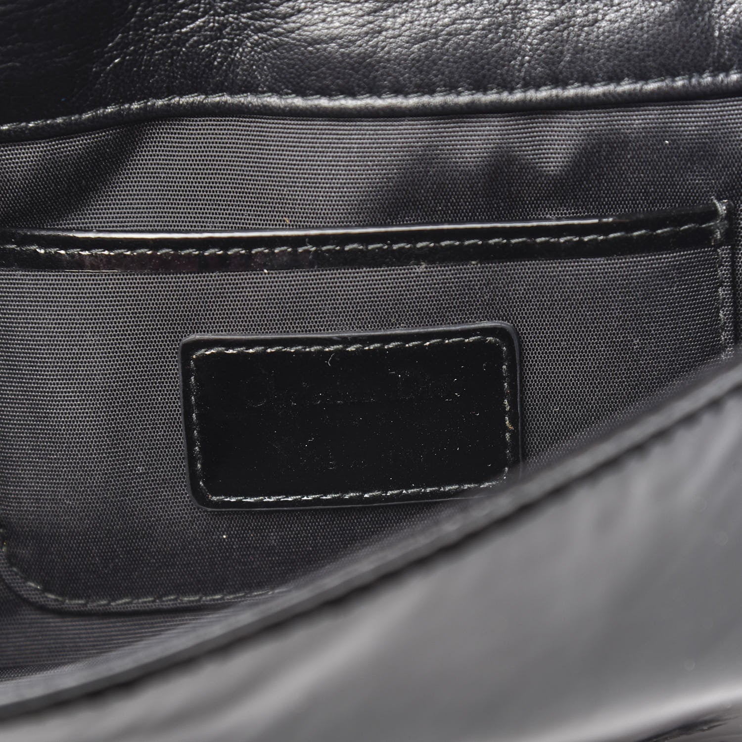 Christian Dior Patent Cannage Lady Dior Convertible Clutch Black 7 of 9
