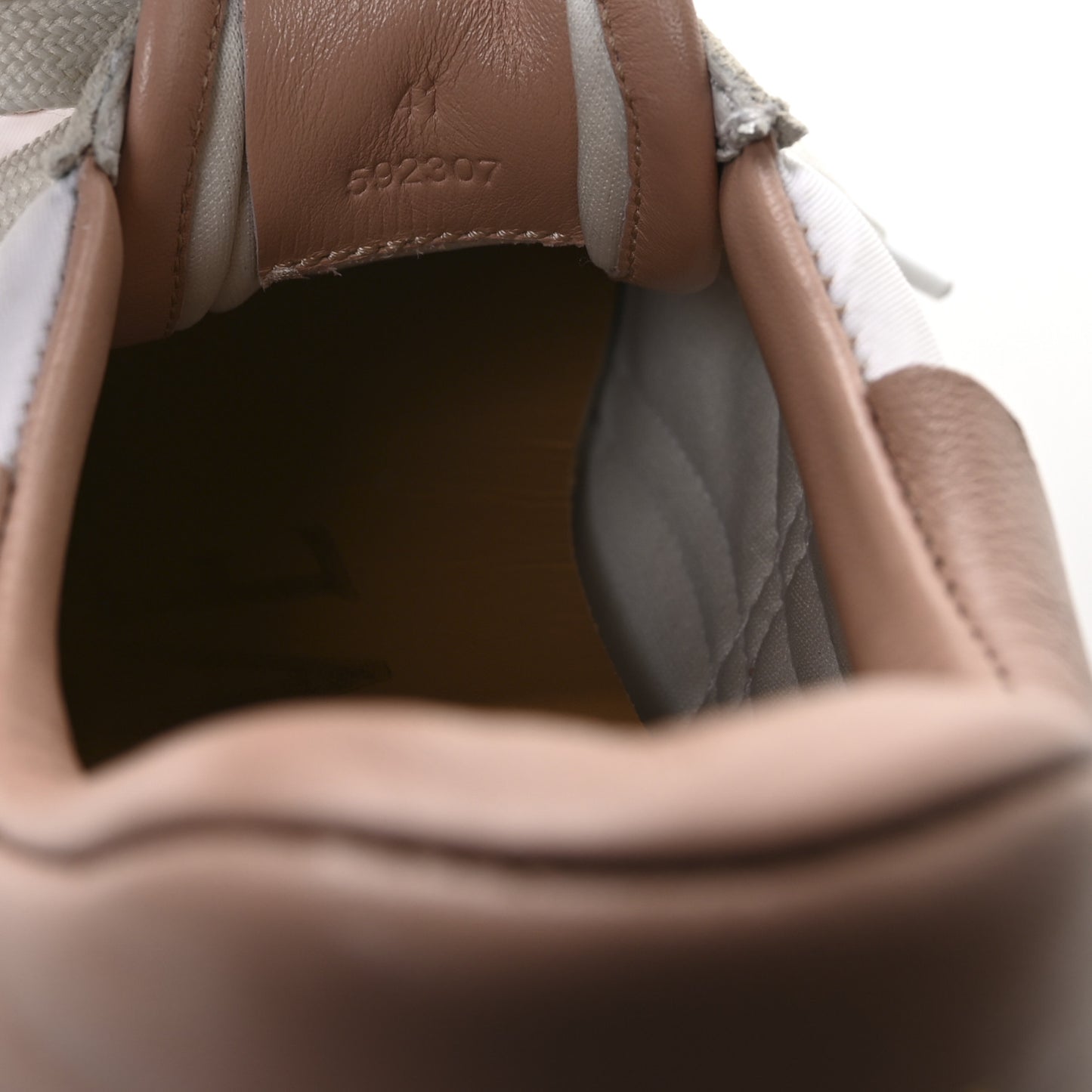 Nylon Suede Flow Runner Sneakers 41 White Powder