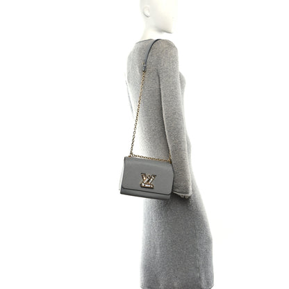 Louis Vuitton Epi Moonstone Twist Shoulder Bag MM Grey 2 of 10