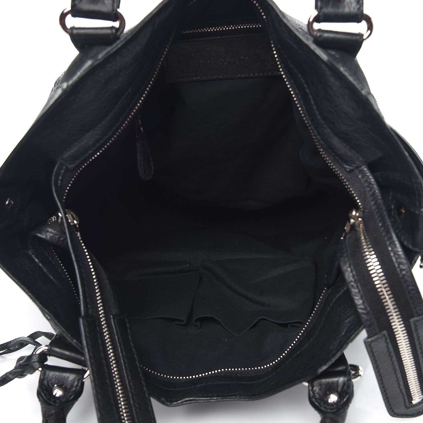 Agneau Giant 12 Silver Hardware Velo Black