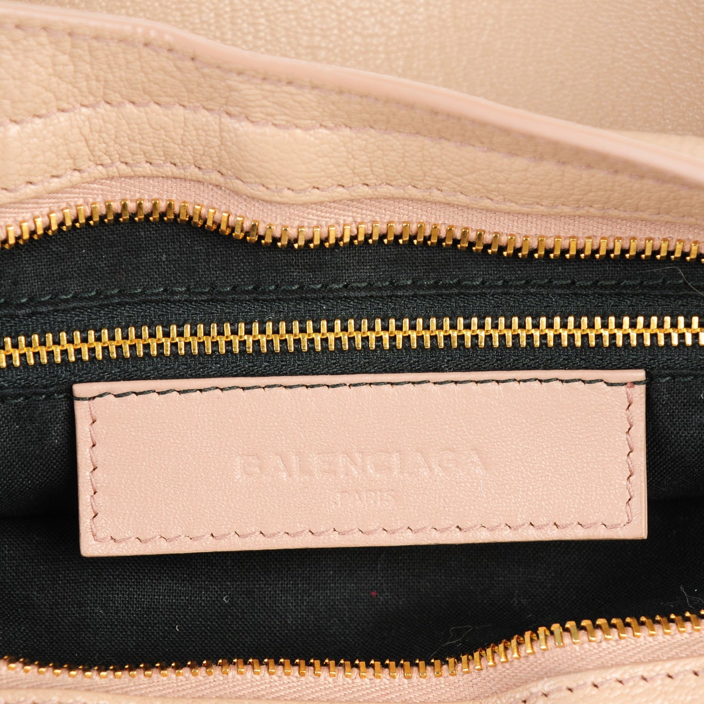Chevre Gold Metallic Edge Hardware City Rose Des Sables