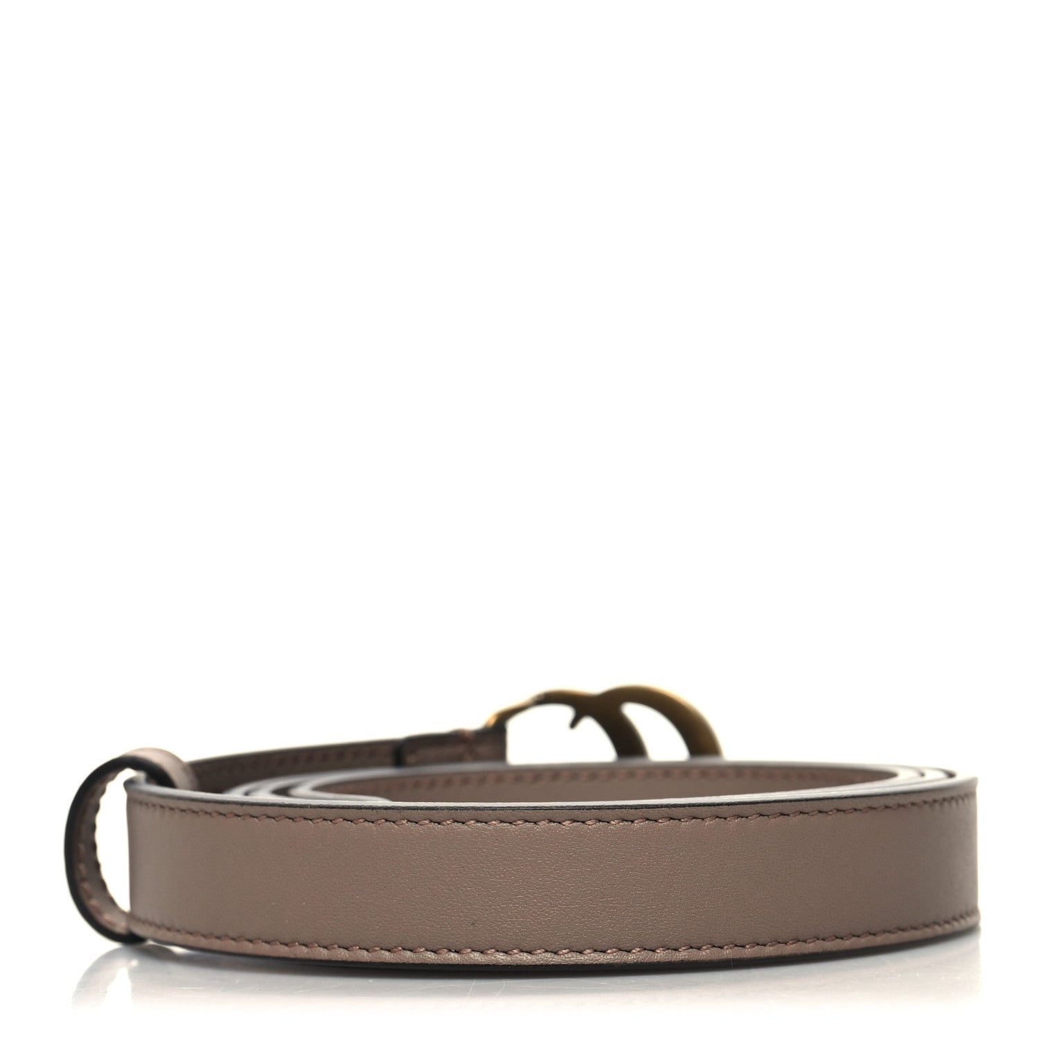 Gucci Calfskin Double G 20mm Belt 90 36 Porcelain Rose 2 of 5