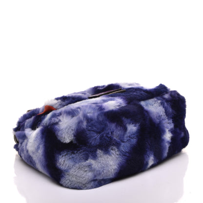 Fendi Rabbit Fur Tie Dye Mama Baguette Multicolor 4 of 8