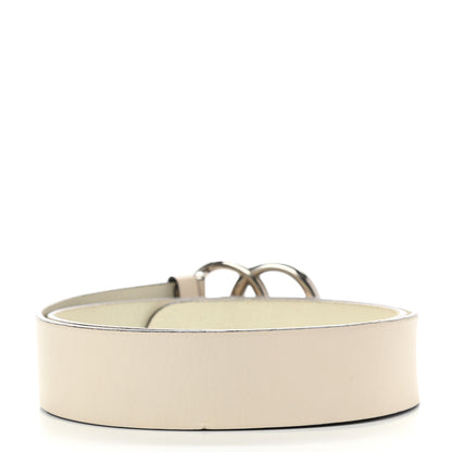 Gucci Calfskin Double G Belt 95 38 White 2 of 10