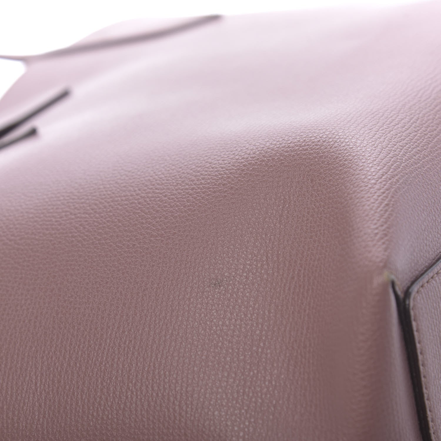 Burberry Grainy Calfskin Haymarket Check Medium Reversible Tote Dusty Pink 12 of 25