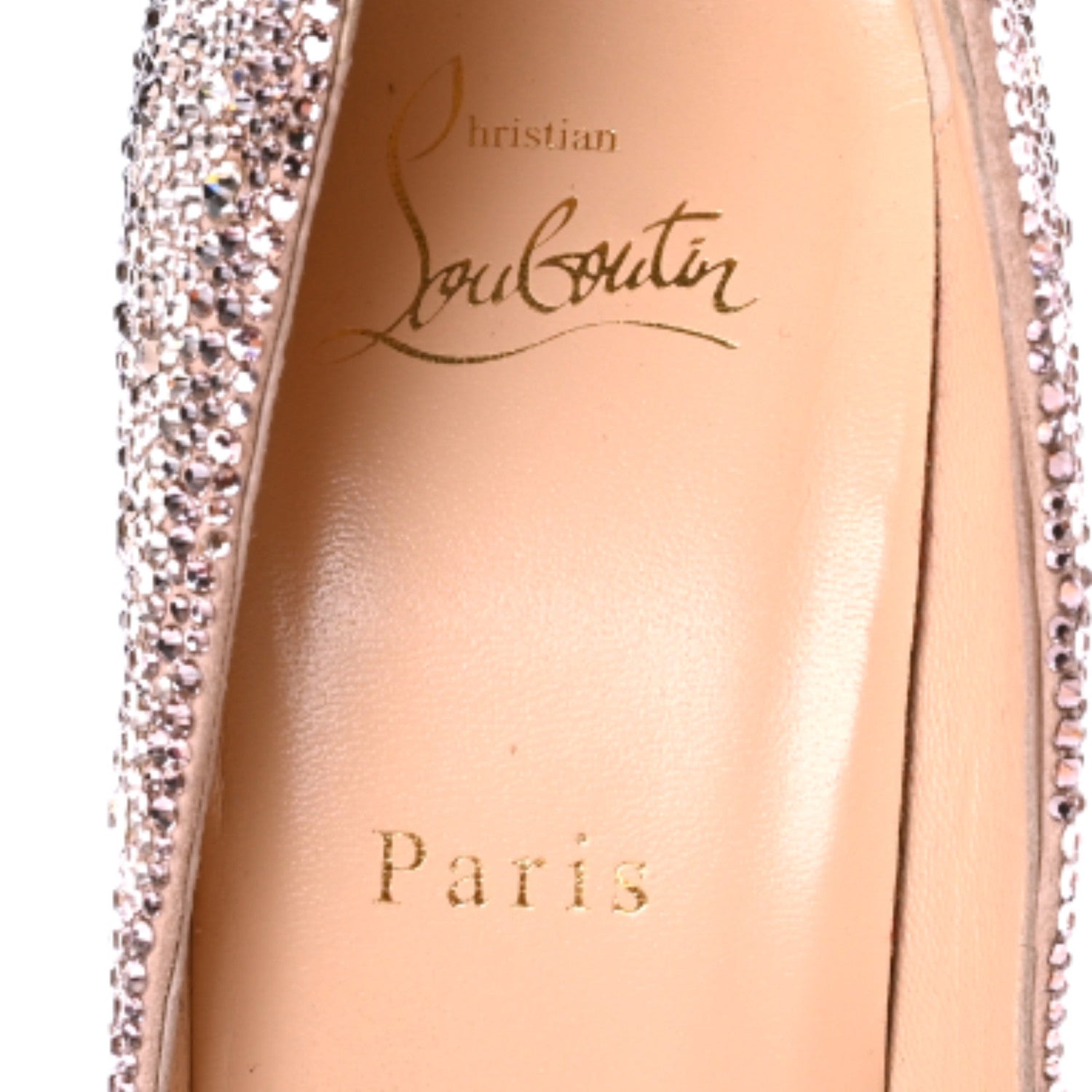 Christian Louboutin Nappa Strass Pigalle 120 Pumps 38.5 7 of 7