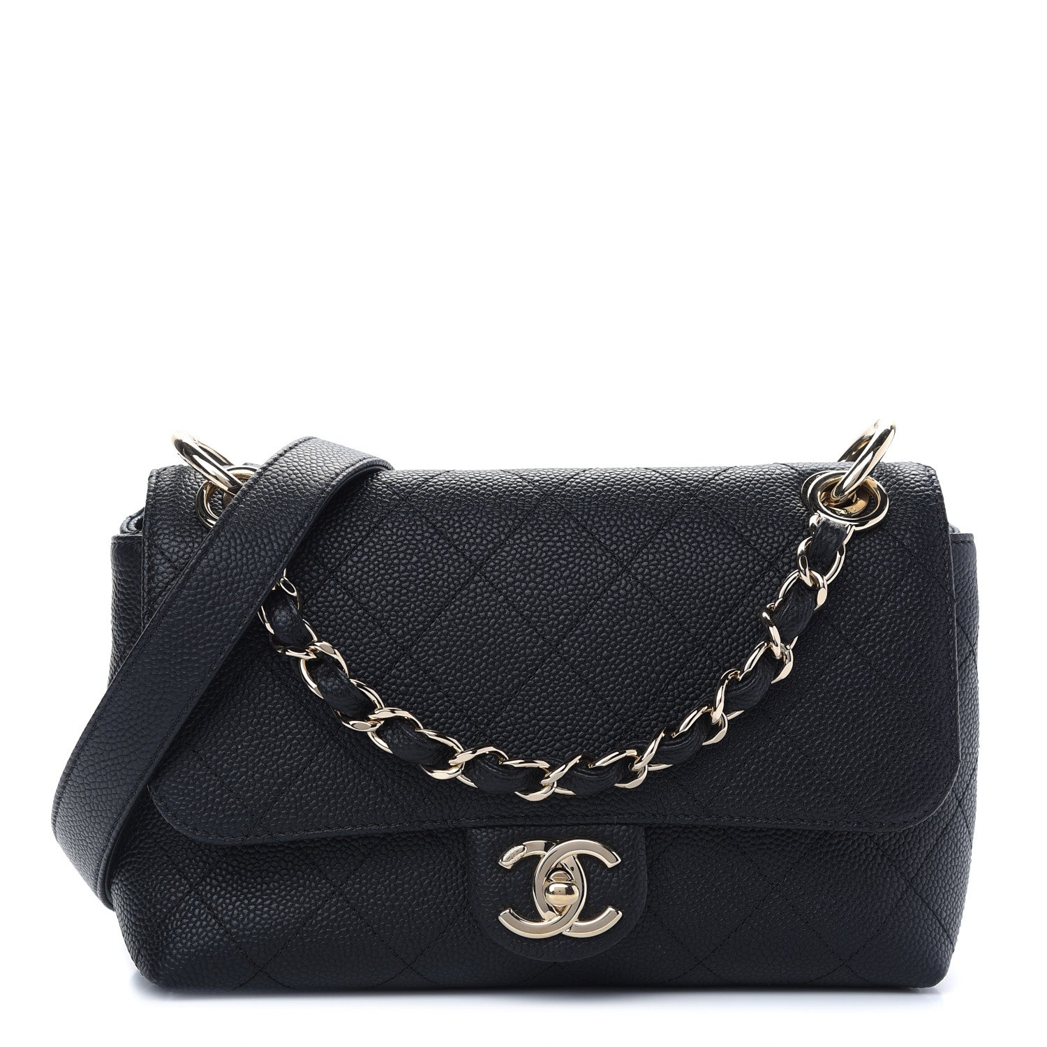 Chanel Caviar Quilted Small City Walk Flap Black 1 of 9