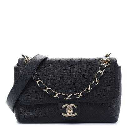 Chanel Caviar Quilted Small City Walk Flap Black 1 of 9