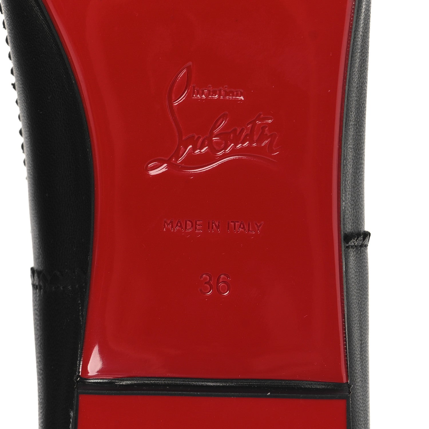 Christian Louboutin Nappa Mamadrague Flats 36 Black 7 of 9